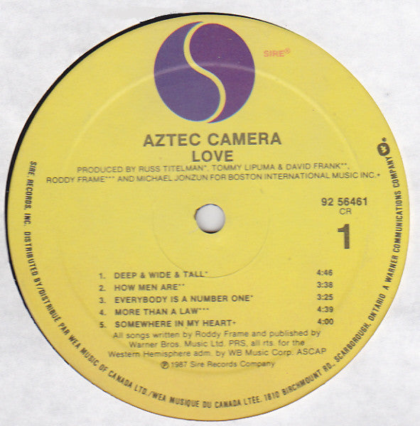 Love Aztec Camera