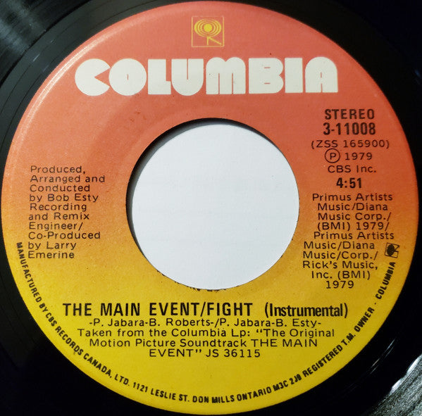 The Main Event / Fight Barbra Streisand