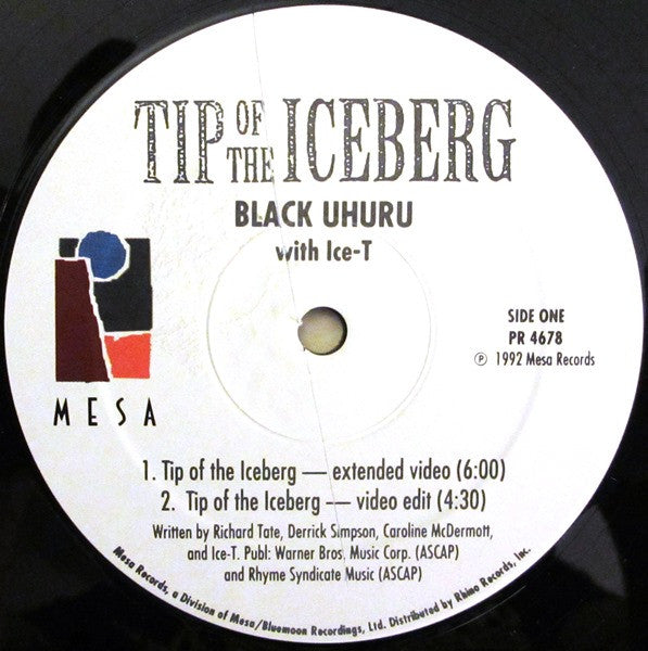 Tip Of The Iceberg 2 Black Uhuru,Ice-T