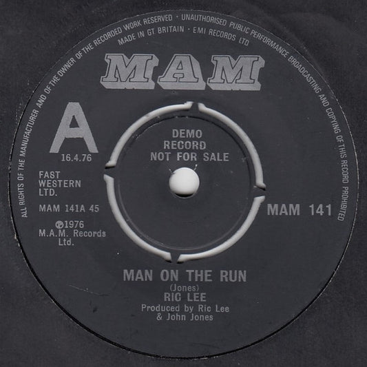 Ric Lee - Man On The Run