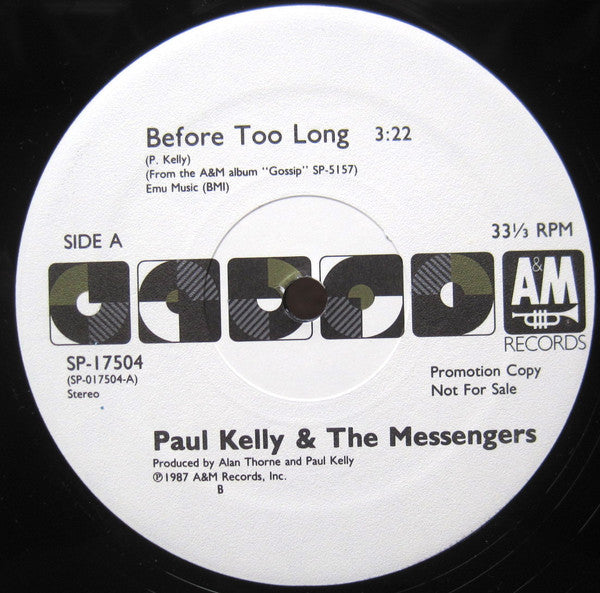 Paul Kelly And The Messengers - Before Too Long