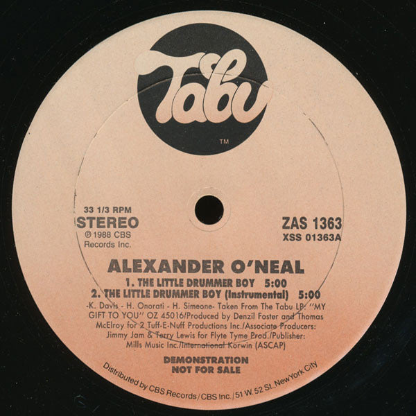 The Little Drummer Boy / Sleigh Ride Alexander O'Neal