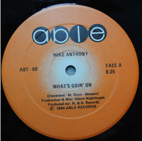 Rectangle Triangle's "What's Goin' On" album cover art featuring colorful abstract shapes and bold text on a vibrant background.