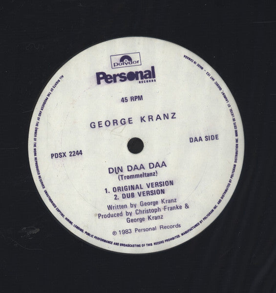 Din Daa Daa (Trommeltanz) George Kranz