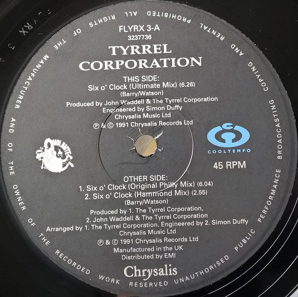 Six O'Clock The Tyrrel Corporation