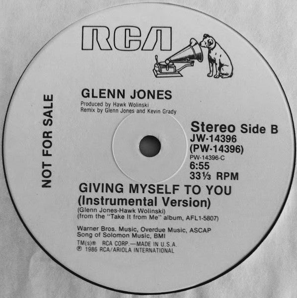 Giving Myself To You (Bi-Coastal Mixes) Glenn Jones