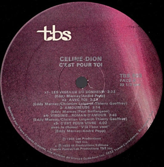 C'est Pour Toi Céline Dion