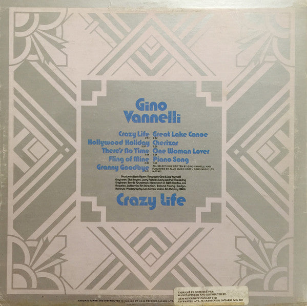 Crazy Life Gino Vannelli