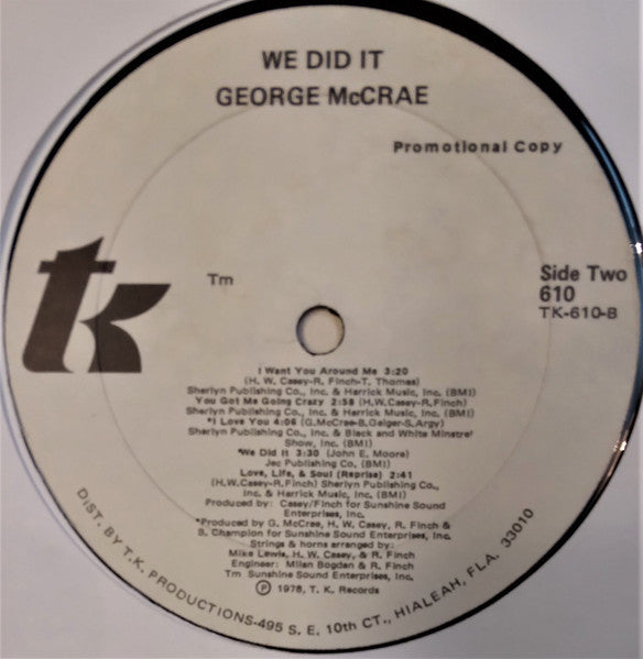 We Did It! George McCrae