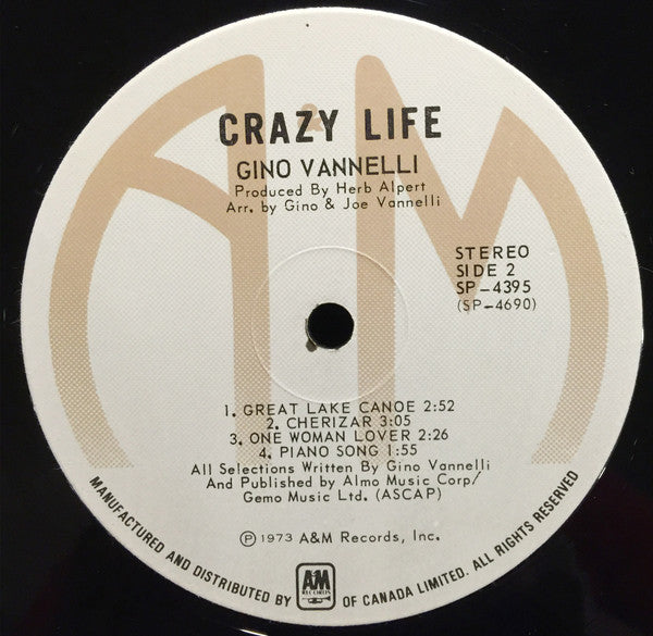 Crazy Life Gino Vannelli