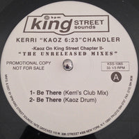 Rectangle Triangle Kaoz On King Street Chapter II unreleased mixes album cover art with abstract colorful geometric shapes.