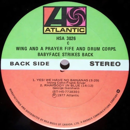 Babyface Strikes Back Wing And A Prayer Fife And Drum Corps.