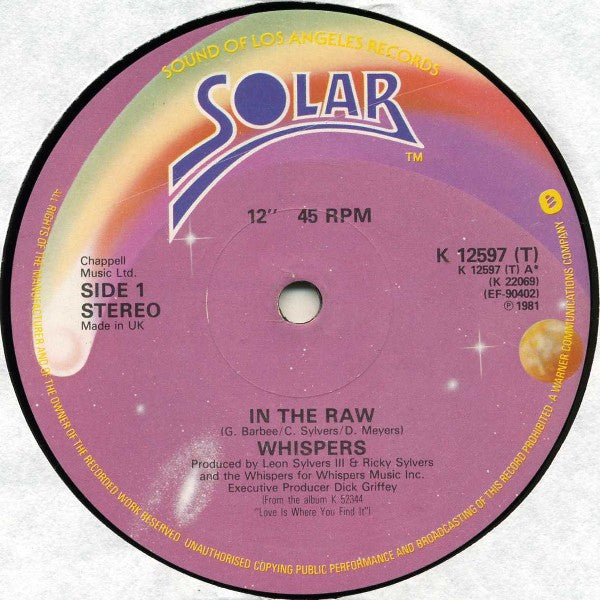 Whispers* - In The Raw