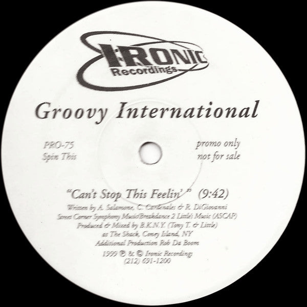 Can't Stop This Feelin' Groovy International
