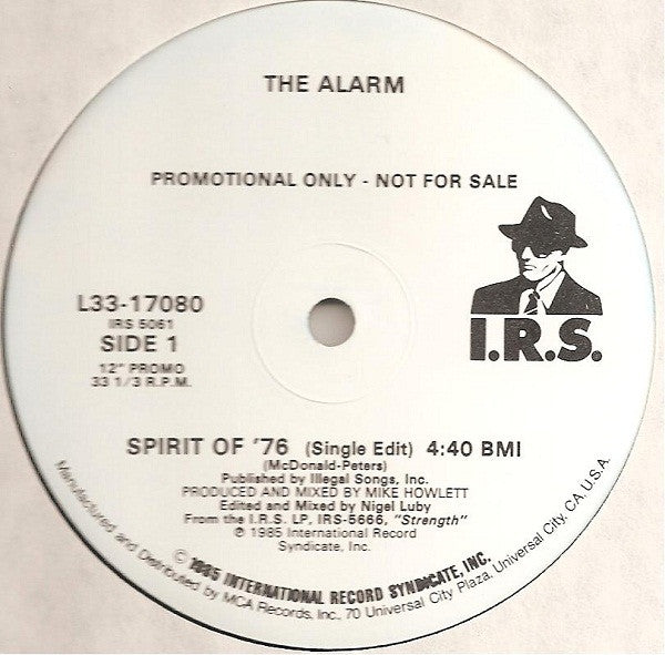 Spirit Of '76 The Alarm