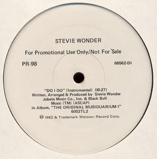 Do I Do / Front Line Stevie Wonder