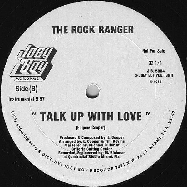 Talk Up The Rock Rangers,The Invisibles (2),Sweet Talking J