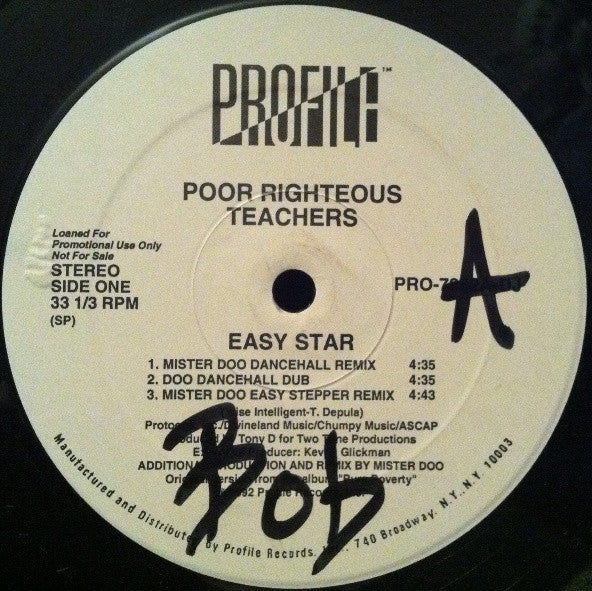 Poor Righteous Teachers - Easy Star