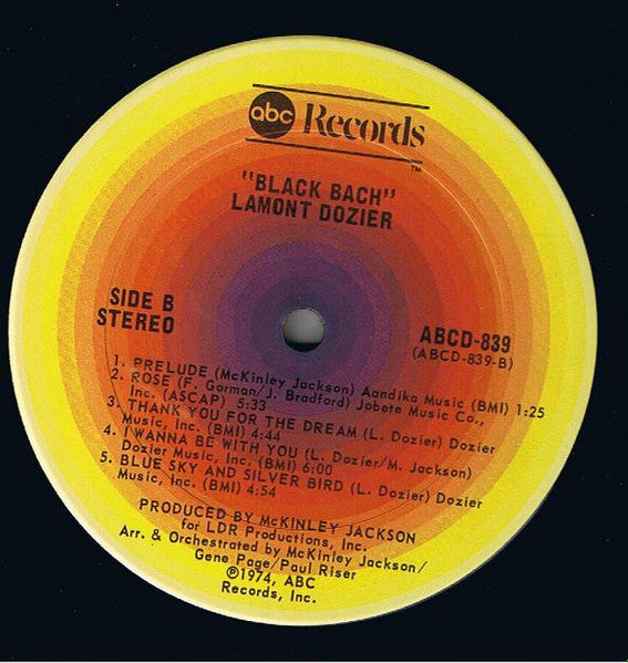 Black Bach Lamont Dozier