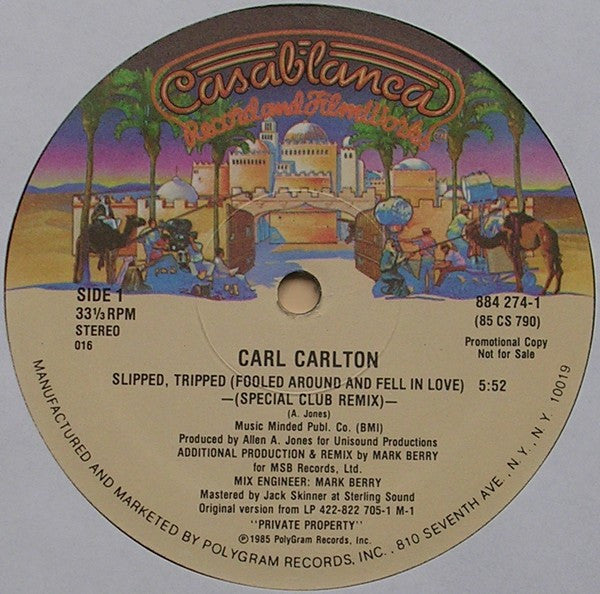 Slipped, Tripped (Fooled Around And Fell In Love) Carl Carlton