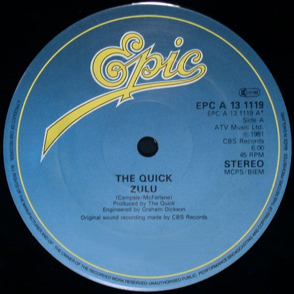 Zulu / Eat Your Words The Quick