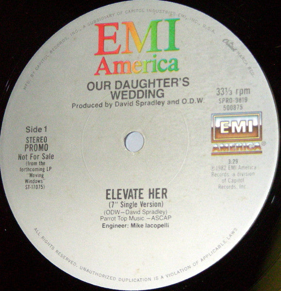 Elevate Her Our Daughter's Wedding