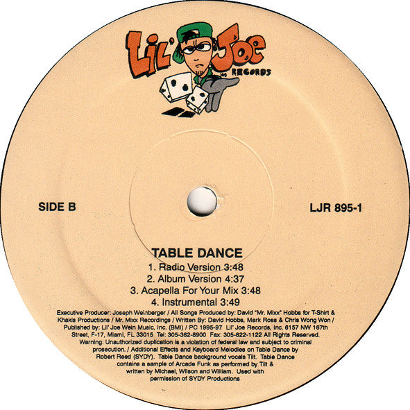 Be My Private Dancer / Table Dance The 2 Live Crew