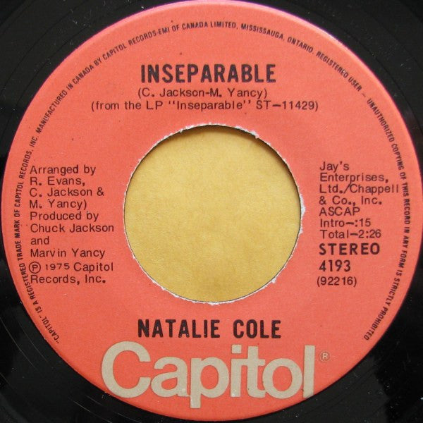 Natalie Cole - Inseparable