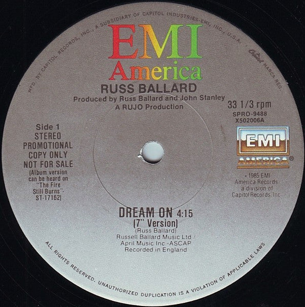 Dream On Russ Ballard