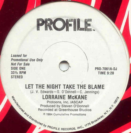 Let The Night Take The Blame