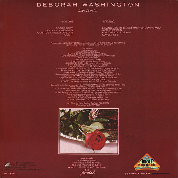 Love Awaits Deborah Washington
