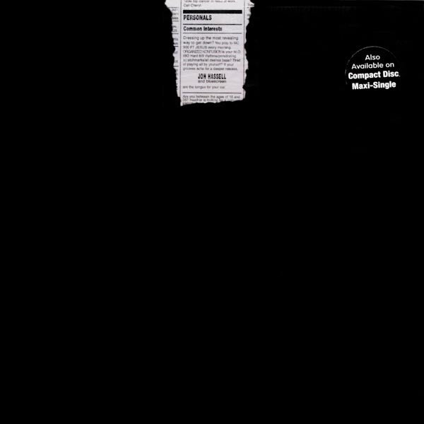 Personals Jon Hassell,Bluescreen