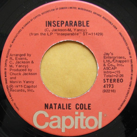 Natalie Cole - Inseparable