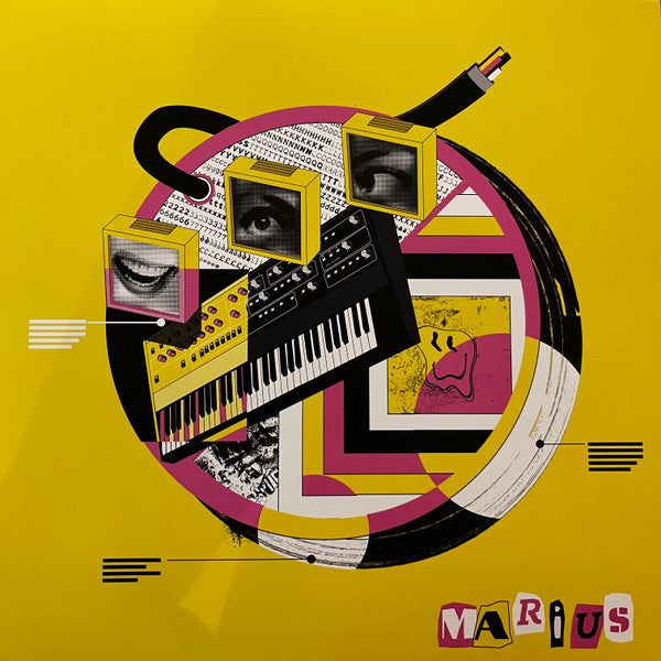 Rectangle Triangle Hot Rod EP vinyl record with colorful abstract artwork on the cover.