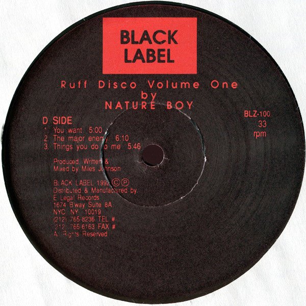 Ruff Disco Volume One Nature Boy