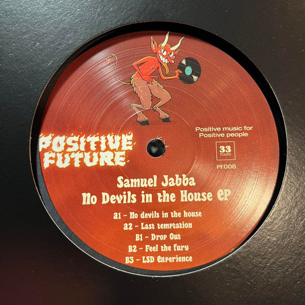 Rectangle Triangle No Devils In The House EP cover art featuring abstract geometric design in dark and vibrant colors