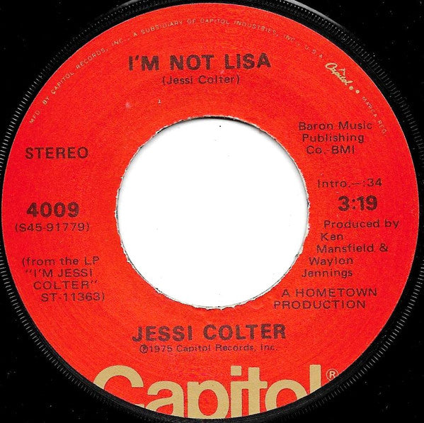 Jessi Colter - I'm Not Lisa