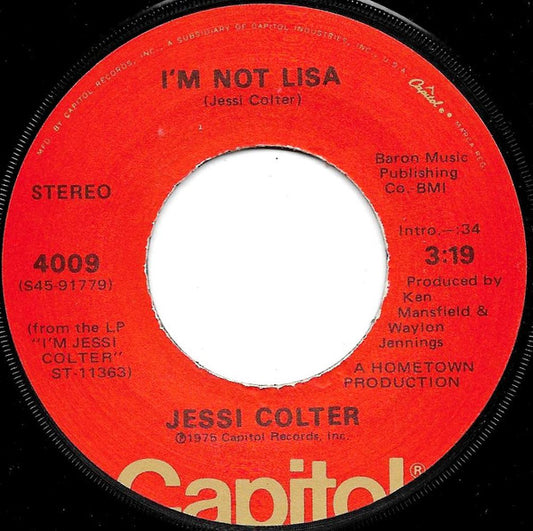 Jessi Colter - I'm Not Lisa