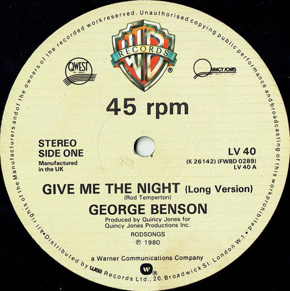 Give Me The Night George Benson