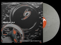 Rectangle Triangle Hiber-Nation EP vinyl record with colorful album cover art featuring abstract geometric shapes.