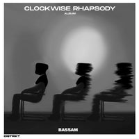 Rectangle Triangle Clockwise Rhapsody logo featuring abstract geometric shapes in black and white on a plain background