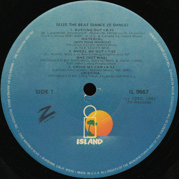 Seize The Beat (Dance Ze Dance) Various