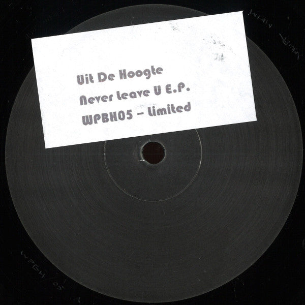 Rectangle Triangle Never Leave U E.P. album cover featuring abstract geometric shapes in vibrant colors and bold typography.