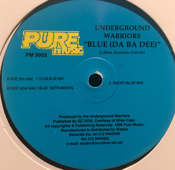 Blue (Da Ba Dee) Underground Warriors (2)