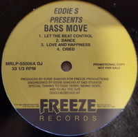 Rectangle Triangle Bass Moves album cover featuring abstract geometric shapes in bold colors against a dark background.