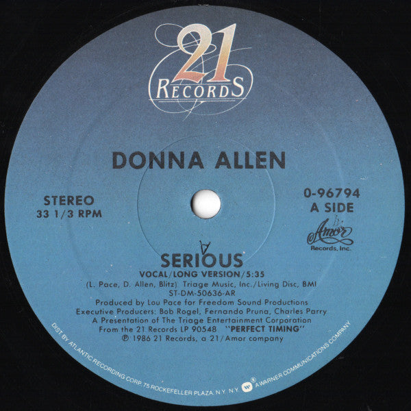 Serious 3 Donna Allen