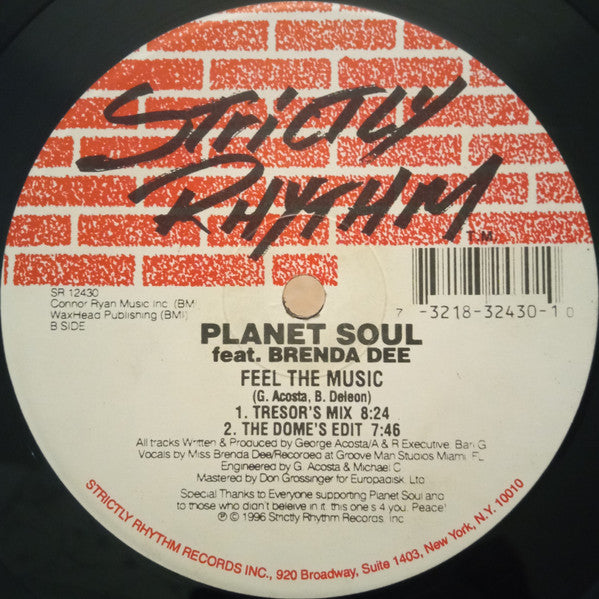 Feel The Music Planet Soul,Brenda Dee