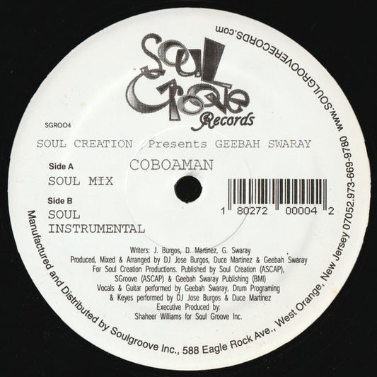 Soul Creation Presents Gebah Swaray - Coboaman