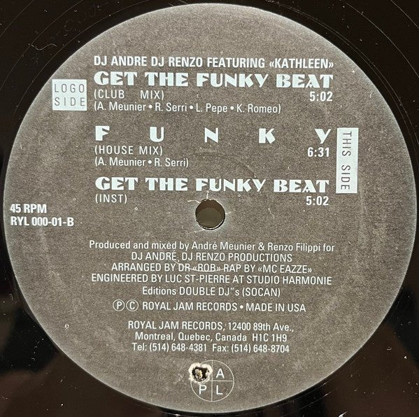 Get The Funky Beat André Meunier,Renzo Filippi,Kathleen B.