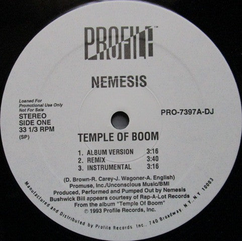 Temple Of Boom / Str8 Jackin' Nemesis (3)